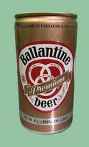 Old Vintage Ballantine Beer Can Metal Sign 8x12in  Mancave Garage 4 - $24.74