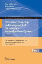 Information Processing And Management Of Uncertainty In Knowledge Based ... - £43.24 GBP