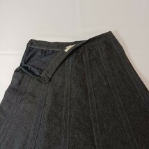 Merona Women's Gray Wool Blend Size Zip A-Line Pull-On Skirt Size 6 Waist 30" image 11