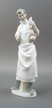 Lladro &quot;Obstetrician&quot; Doctor With Baby Figurine #4763 Retired 14 1/4&quot; Tall - £78.68 GBP