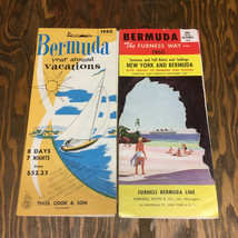 Vintage Bermuda travel pamphlets Furness Bermuda line Bermuda year around  - $19.75