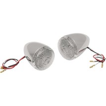 Rear Deuce-Style DOT-approved LED Turn Signal Kit Red LED - Clear lens 2... - $139.95