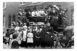 pt3109 - Pendleton , Maggie Rays Picnic 29 June 1914 Lancashire - print 6x4 - £2.20 GBP