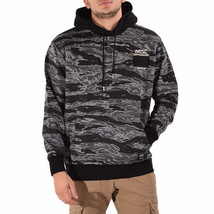 WESC Mike Camo Hoodie Black-Size Medium - £28.51 GBP