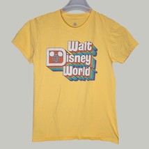 Walt Disney World Shirt Womens Small Yellow Short Sleeve - £11.93 GBP