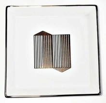 Haviland Limoges Cible Cuadrado de Servir Bandeja, 12.7cm x 12.7cm - $1,967.24 MXN