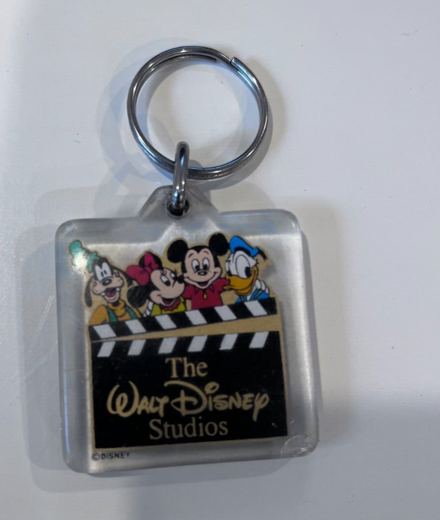 Primary image for Walt Disney MGM Studios 2 sided acryllic Souvenir KEYCHAIN Hollywood Theme Park