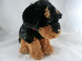 Ty Beanie Buddy BRUTUS DOG Plush 2007 TySilk Rottweiler Black &amp; Brown 10... - $13.85