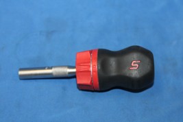 Snap on SGDMRC1A Soft Grip Stubby Ratcheting Screwdriver+SGDMRCI-10 Magn... - £47.01 GBP