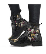 Combat Boots - Alice in Wonderland Gifts #101 Goth Series | Custom Shoes... - £71.88 GBP