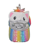 Sapca Claire&#39;s club sequin unicorn baseball hat NWT&#39;s - $209.43 MXN