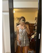 Ocean Drive White and Blue Cover Up Dress - $13.86