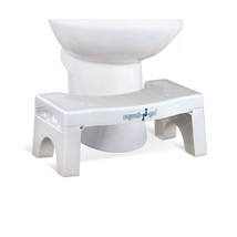 Squat N Go Folding Squatting Stool - 7&quot; Folding Toilet Stool - White - $19.80