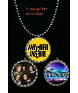 The Cure band necklace necklace photo picture lot  3 piece 3 complete ne... - $9.89