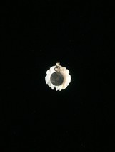 Vintage 60s carved rose pendant (without leaves) image 3