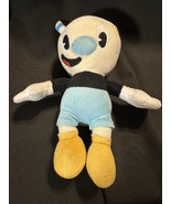 Cuphead Mugman Plush Stuffed Toy 9” Blue Shorts Yellow Shoes No Hang Tag - $16.39 CAD