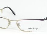 Lunettes OWP Design 1623 274 Or Blanc Dégradé Prune 53-19-140mm - $84.15