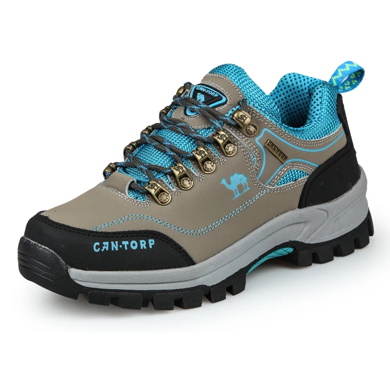 Men Hiking Shoes Outdoor  Non-slip Climbing Trekking Sneakers Women Pro-... - $49.15