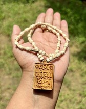 19 Zoll geschnitzter Sita Ram Anhänger, Shri Ram Mala, Kanthi Mala,... - $13.70