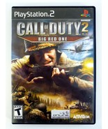 Call of Duty 2: Big Red One Authentic Sony PlayStation 2 Game Disc &amp; Cas... - £2.94 GBP