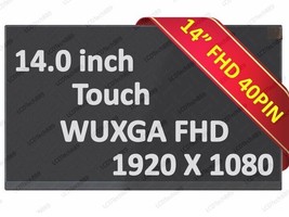 New LCD Screen for LG LP140WFB(SP)(F1) (F2) (F4) 40pin Touch for Dell Latitude - £63.14 GBP