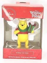 Hallmark Winnie The Pooh Holding Present Christmas Ornament U134 - £10.38 GBP