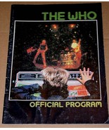 The Who Concert Tour Program Vintage 1982 Schlitz Rocks America Official... - $22.99