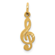 14k Treble Clef Charm C414 - £70.09 GBP