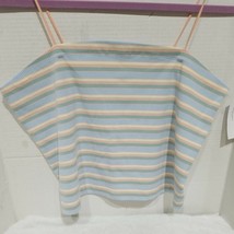New American Eagle Women Pastel Stripes Cropped Cami Top Size Xxl New With Tags - £12.97 GBP