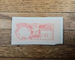 US Post Meter Stamp Whitehall PA 1960s Cutout - $3.79