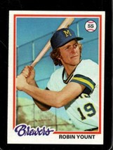 1978 Topps #173 Robin Yount Exmt Brewers Uer Hof *X99258 - £7.07 GBP