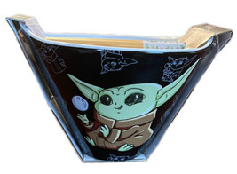 Noodle Bowl Disney Star Wars Baby Yoda Ceramic Ramen Soup Bowl with Chopsticks - £17.40 GBP