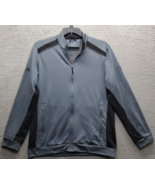 Adidas Climawarm Golf Jacket Men&#39;s Medium Gray Performance Fleece Lined ... - $33.31 CAD