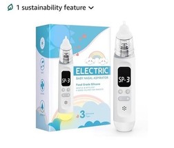 Electric Baby Nose Sucker with Adjustable 3 Levels Suction Rechargeable - $24.63
