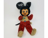 VINTAGE GUND SWEDLIN DISNEY RUBBER FACE MICKEY MOUSE STUFFED ANIMAL  TOY... - $75.05