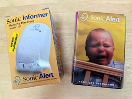 SONIC ALERT Model # SA 101- 2 Sonic Informer Remote Receivers - two of them - $14.99