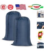 2 Pack Extra Large Drawstring Laundry Bag - 28 x 45 Inch Heavy Duty Orga... - $350.61 MXN