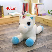 Stuffed Animal Baby Dolls Cartoon Rainbow Unicorn Plush Toys Kids Present Toys C - £14.20 GBP