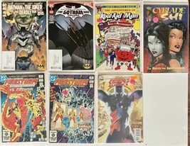 Vintage Comic Book Lot of 7 DC Image Shi Firestorm Batman Koolaid Man Superman - £15.92 GBP