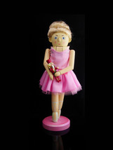 Ballerina nutcracker  / pink tutu  / christmas display / ballet dancer / Girls c - £51.95 GBP