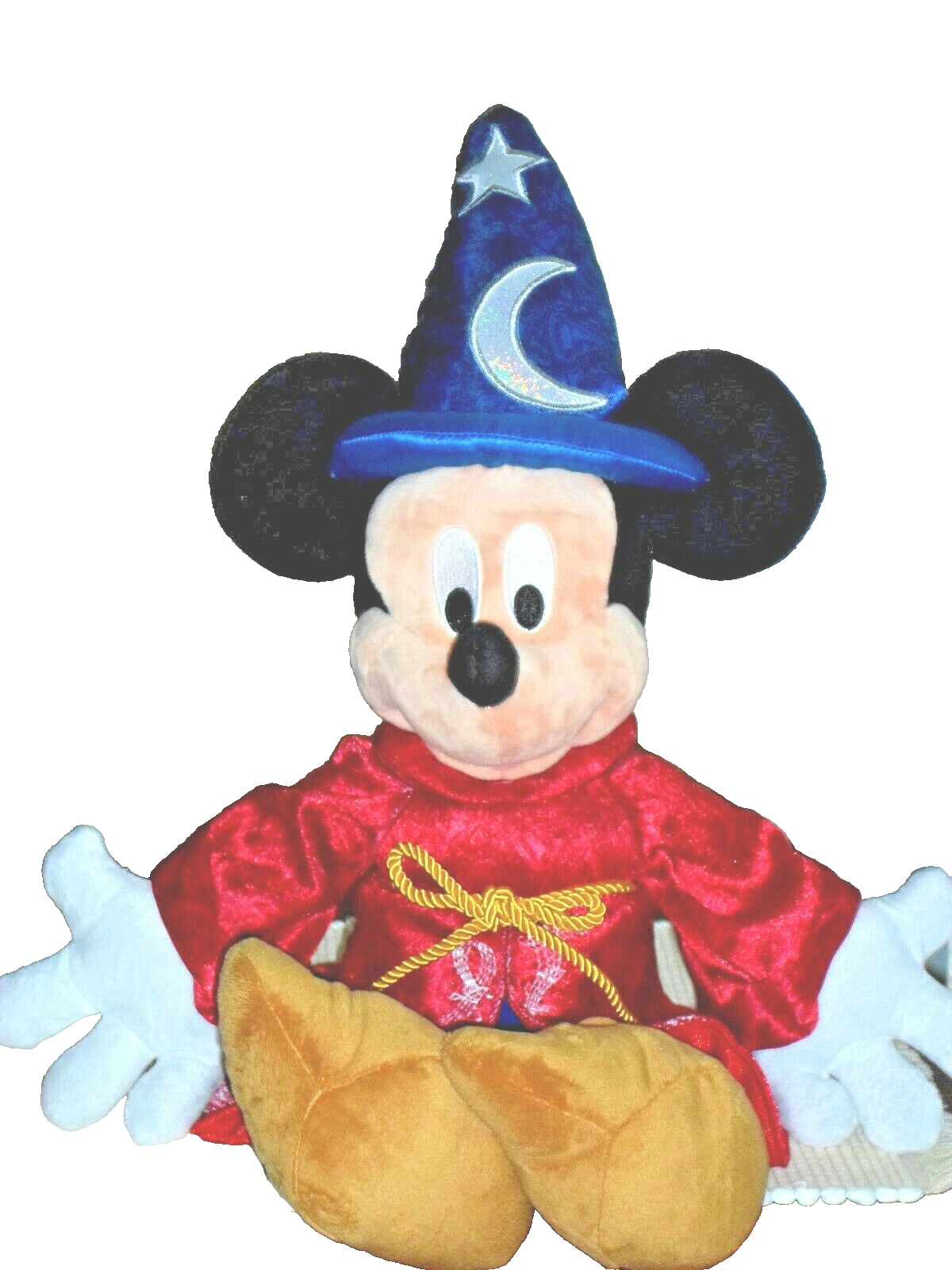 New Disney Parks 24&#39;&#39; Jumbo Fantasia Sorcerer Mickey Mouse Plush Stuffed... - $29.99