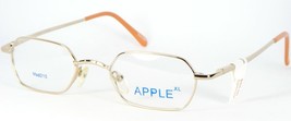 Child&#39;s APPLE EYEWEAR Monel AB215 GOLD EYEGLASSES GLASSES FRAME 215 44-2... - $255.17 MXN