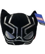 Marvel Avengers BLACK PANTHER 7in Round Plush Squeaky Dog Toy (S-M-L) - £3.88 GBP