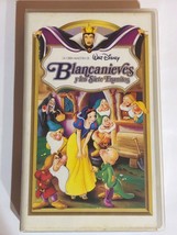 Snow White and the 7 Dwarfs vhs:Walt Disney/Pal/Spanish - £6.73 GBP