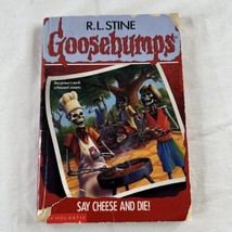 Vintage Goosebumps Say Cheese and Die #4 R.L. Stine 1992 First Scholastic Print - £36.27 GBP