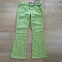 So Stretch Green Corduroy High-Waisted Flared Bootcut Y2K Pants Junior sz 9 NWT - $29.99