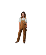 Liberty Brown Duck Women&#39;s Washed Duck Bib Overalls,8.3 oz., Medium Size - $100.33 CAD