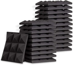 Pyramid Recording Studio Wedge Tiles, Sound Panels, Sound Absorbing Panel, - £48.53 GBP