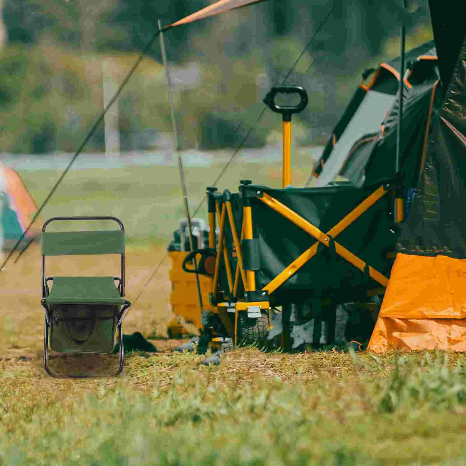 Chairs Lightweight Folding Camping Adults Table Storage Bag Oxford Cloth Leisure - £20.15 GBP