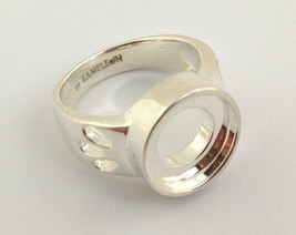 Kameleon Cut Out Shoulder Ring, Sterling Silver, Kr015  Size 5, New - £37.63 GBP
